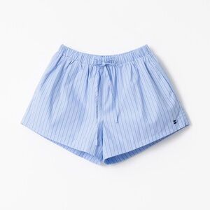 Striped Blue Women's boxer Shorts